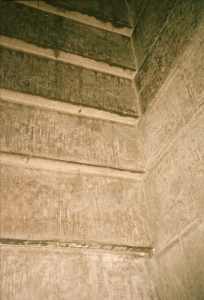 Tidy burial chamber corbelling, Red Pyramid, Dashur